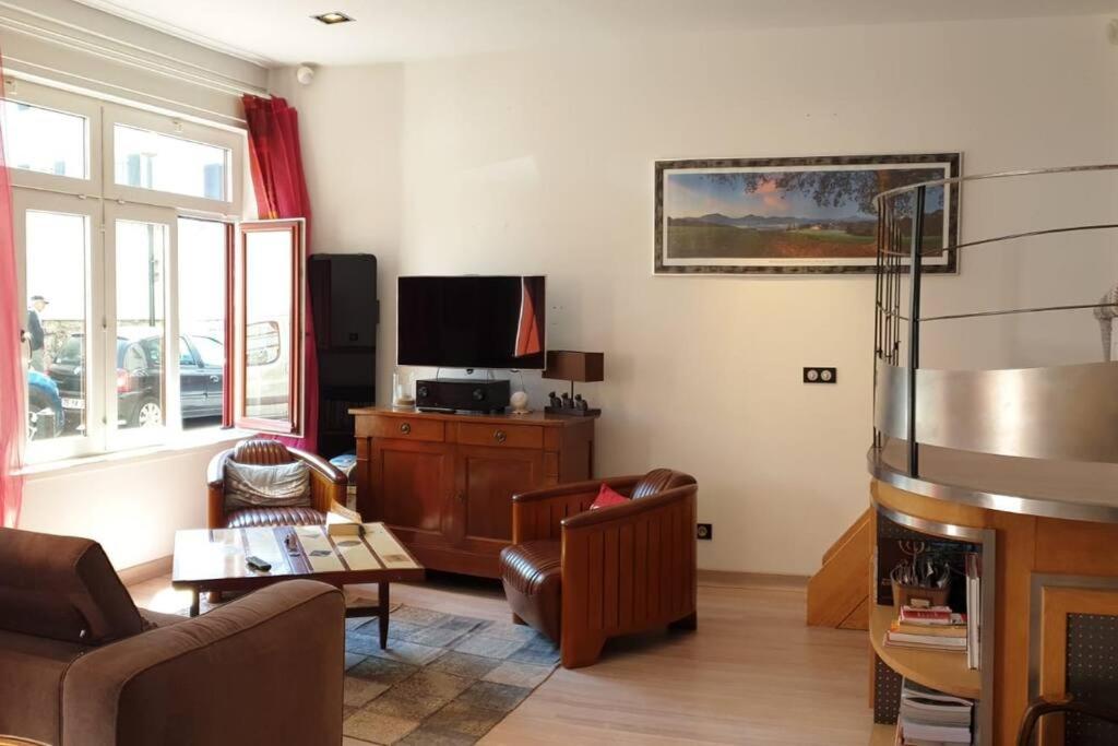 Loft Au Centre Ville, Calme, 200M De La Plage Сен Жан дьо Луз Екстериор снимка